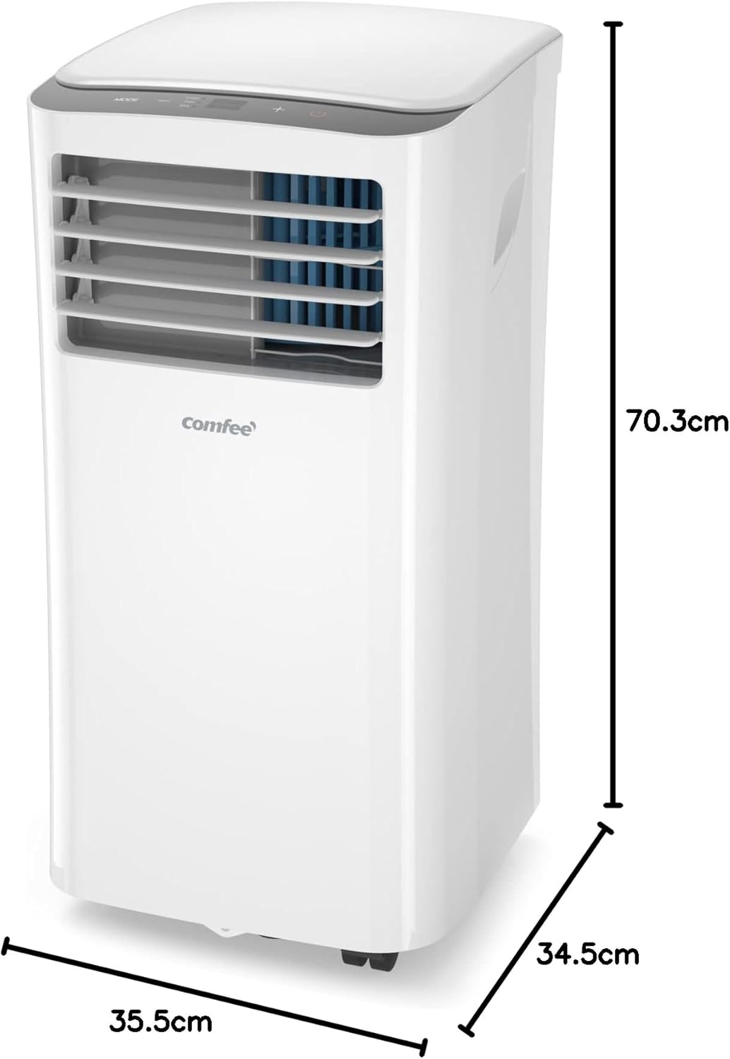 Comfee MPPH-09CRN7 climatiseur mobile 9000 BTU 2,6 kW 3-en-1, R290, classe A, jusqu'à 33 m²