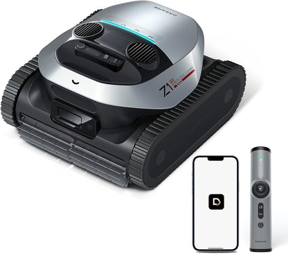 Dreame Z1 Pro — robot piscine sans fil 200 m², 30 m³/h, fond parois ligne d'eau, 240 min, app