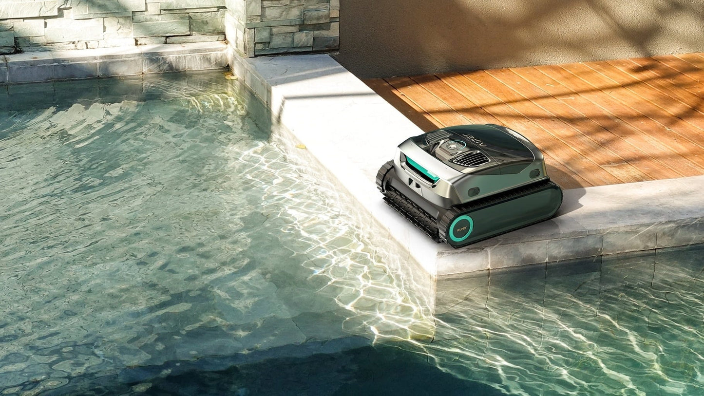 Aiper Scuba X1 Pro — robot piscine sans fil 200 m², 420 L/min, fond parois ligne d'eau, 180 min