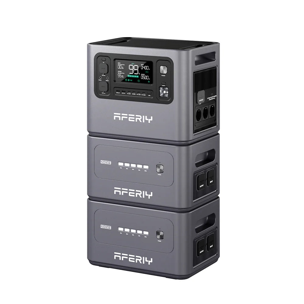 AFERIY P280 Station D'énergie Portable une Capacité D'extension 2800W 2048Wh - 10240Wh