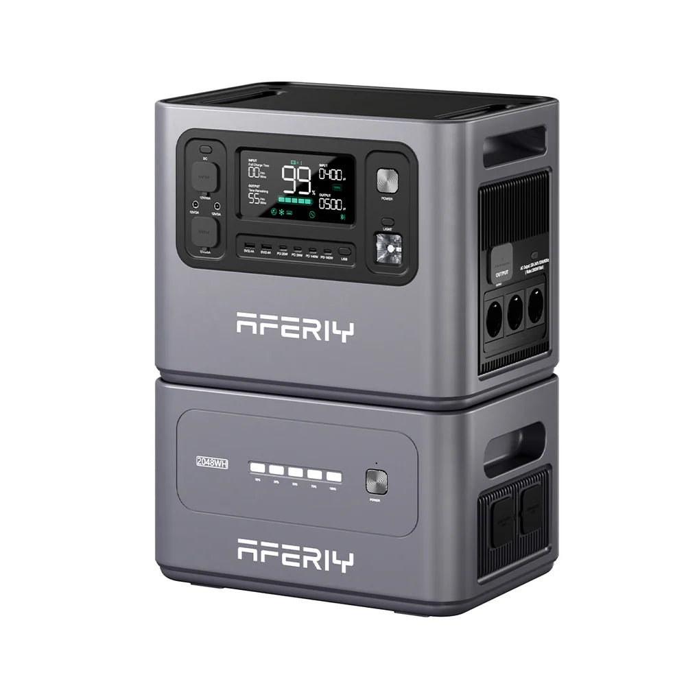 AFERIY P280 Station D'énergie Portable une Capacité D'extension 2800W 2048Wh - 10240Wh