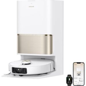 Dreame L50s Pro Ultra – Robot Aspirateur Laveur, 30 000 Pa, Lavage Serpillières 100°C, Blanc