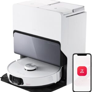 Roborock S8 MaxV Ultra – Robot Aspirateur Laveur, 10 000 Pa, VibraRise 3.0, Lavage 60°C, Blanc